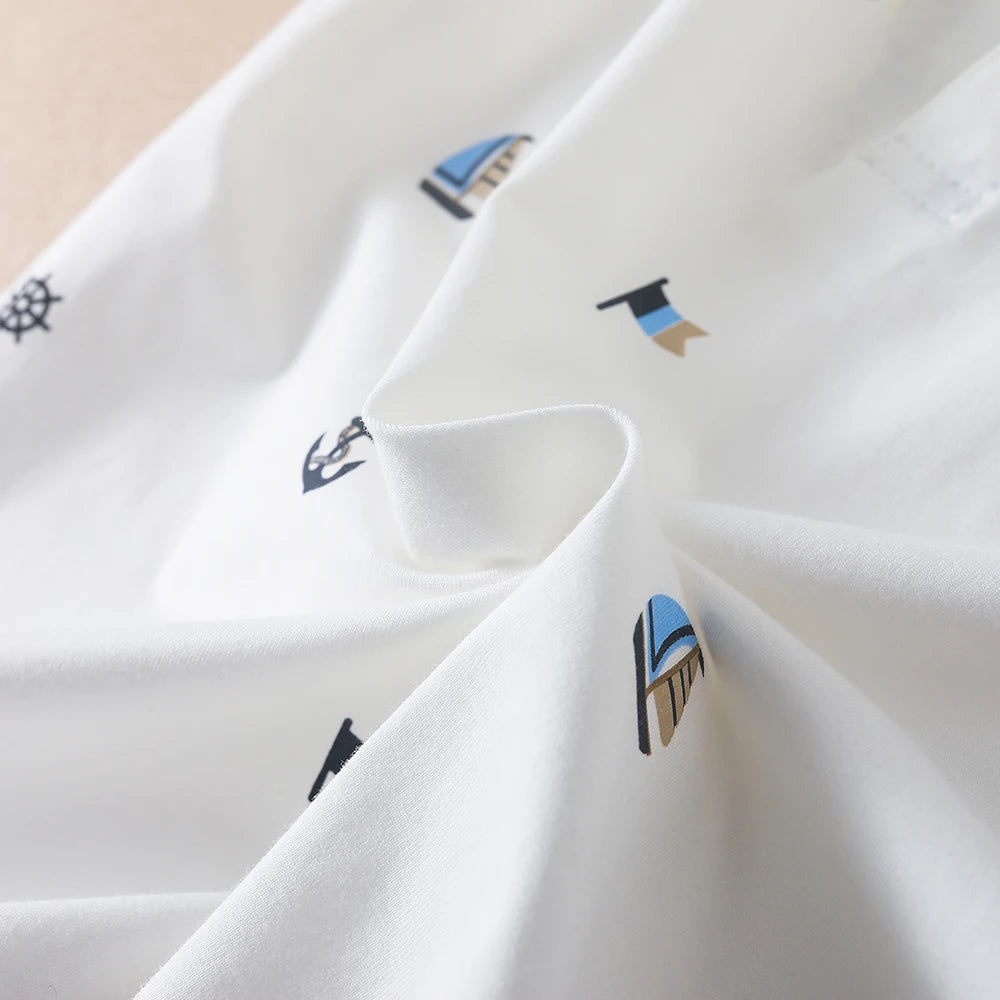 Jungen-Shirts, 2024, neues Sommer-Top, Poloshirt, hochwertige Kinderkleidung, kurzärmeliges Baumwoll-T-Shirt für Kinder