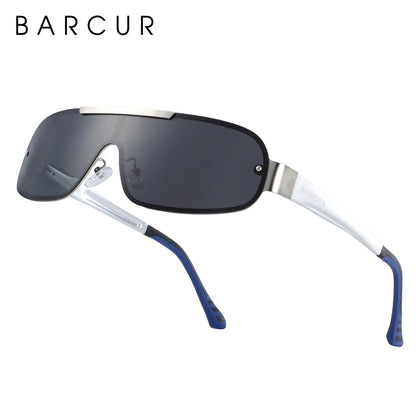 Sonnenbrille Pilot Al-Mg schmal polarisiert UV400 Sport Herren
