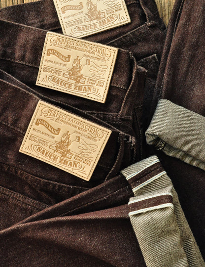 Herren Jeans aus Selvedge-Denim im Vintage-Stil mit Tapered Fit