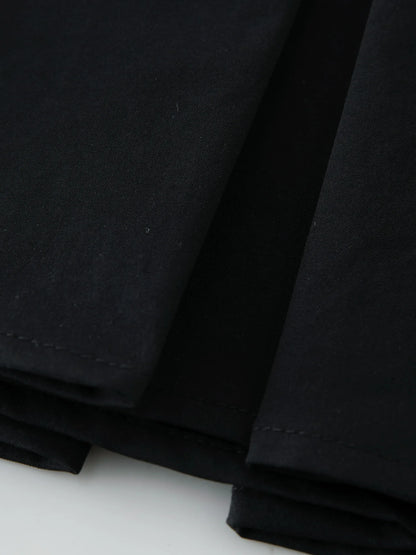 Damen-T-Shirt mit Fruchtprint und Kristalldesign – zweifarbiges, atmungsaktives Baumwollmischgewebe für lässigen Chic