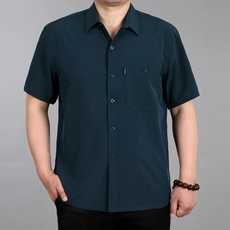 Langärmliges Herren-Karohemd mit Reverskragen – Lockeres Freizeitshirt für Frühling und Herbst