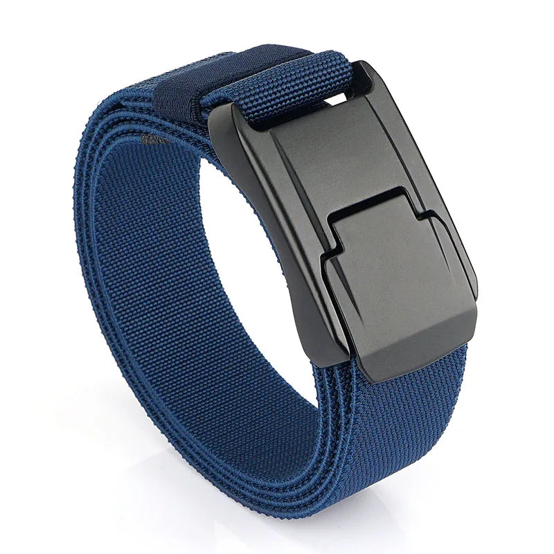 VATLY Elastik-Gürtel Herren Matte Metall-Schnalle Schnellverschluss Tactical Outdoor