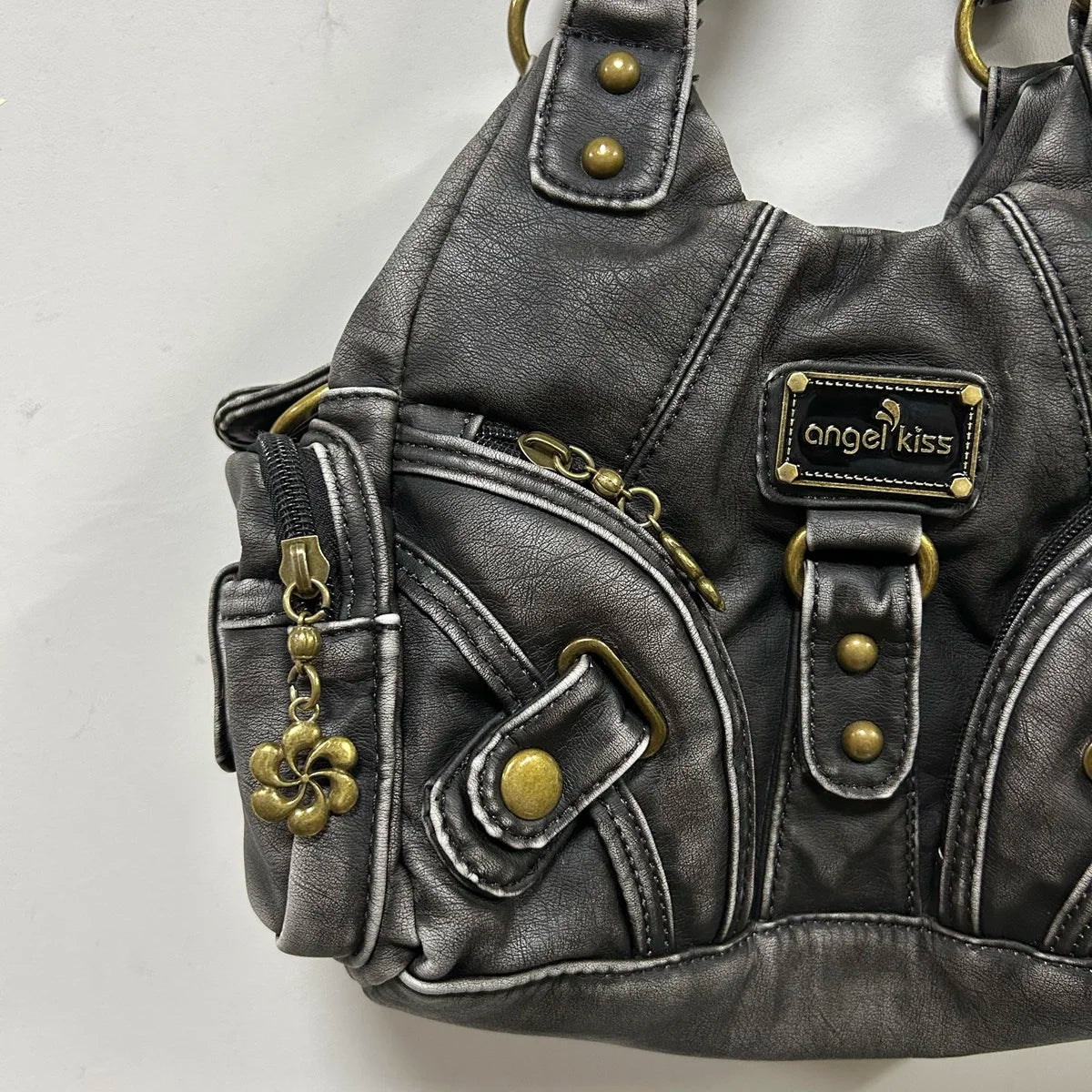 Damen-Handtasche Soft Tote Alltagstasche aus weichem Material mit Mehrfachfächern und viel Stauraum