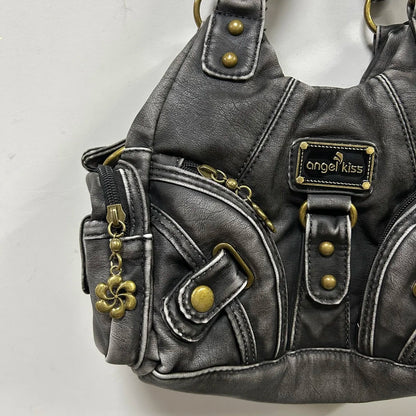 Damen-Hobo-Tasche aus Leder im Retro-Distressed Stil mit viel Stauraum und mehrfachen Innenfächern