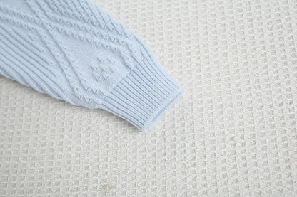 Mädchen Kleidung Set mit gestricktem Pullover und kurzem Rock für den Herbst