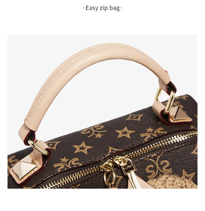Damen-Handtasche Crossbody mit verstellbarem Tragegurt aus Kunstleder für Büro und Freizeit