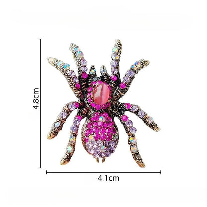 Brosche Spinne Opal Insekt Abzeichen Party Bankett Unisex