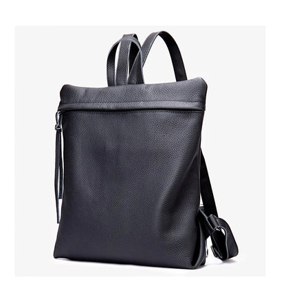 Damen-Lederrucksack Mit Top-Griff Und Viel Stauraum Durch Mehrfachtaschen Und Gepolsterter Rücken