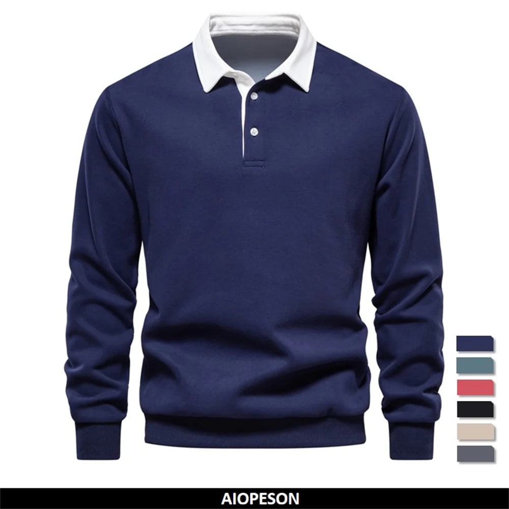 Gestreiftes Herren-Poloshirt aus atmungsaktivem Mesh-Gewebe – stilvoll und lässig