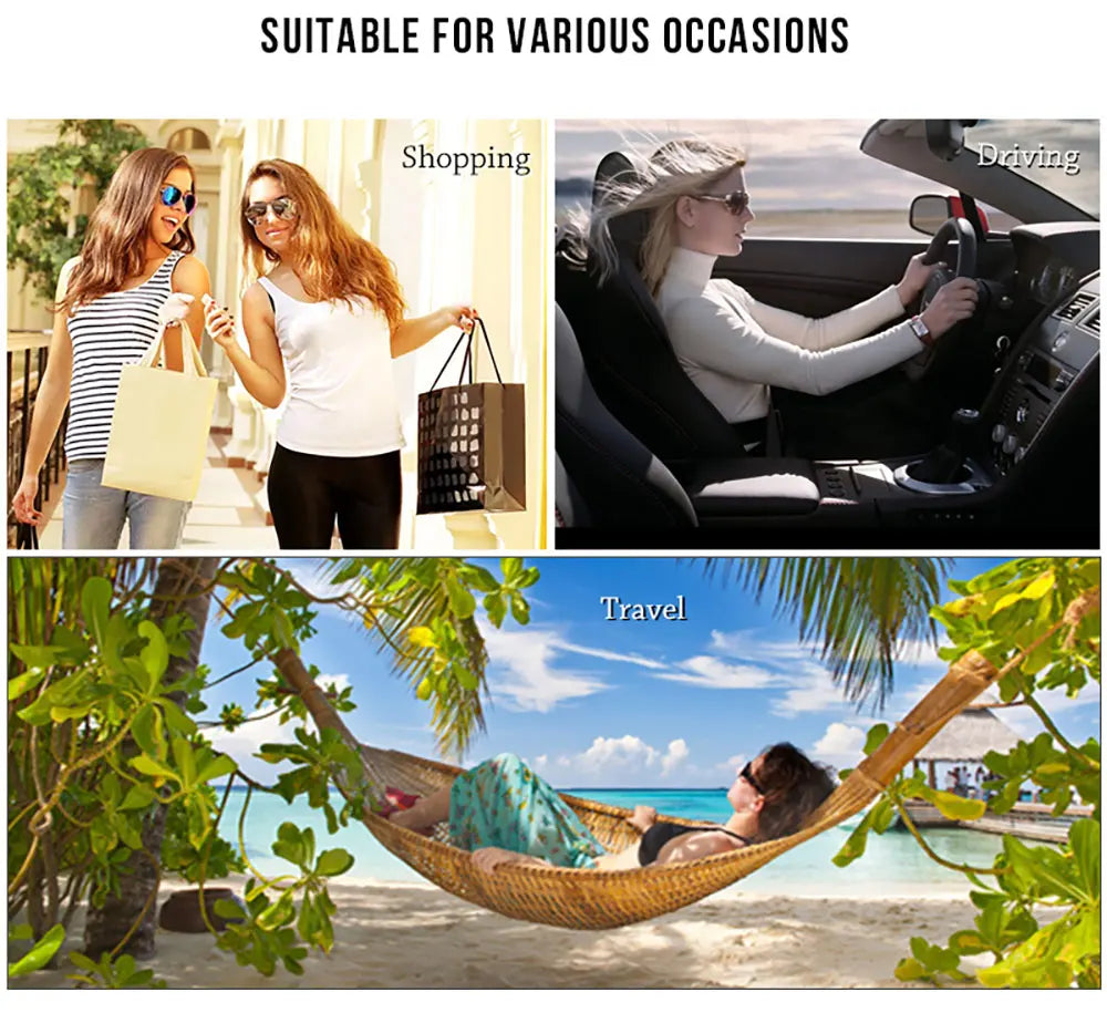 Damen-Sonnenbrille Vintage photochrom polarisiert Reisen Fahren Wandern