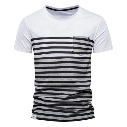 Herren T-Shirt aus Baumwolle mit Print im lässigen Streetwear-Stil