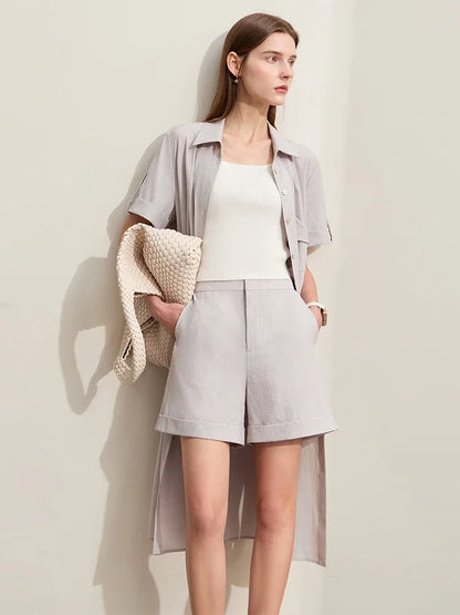 Minimalismus Modische Casual Shorts für Frauen