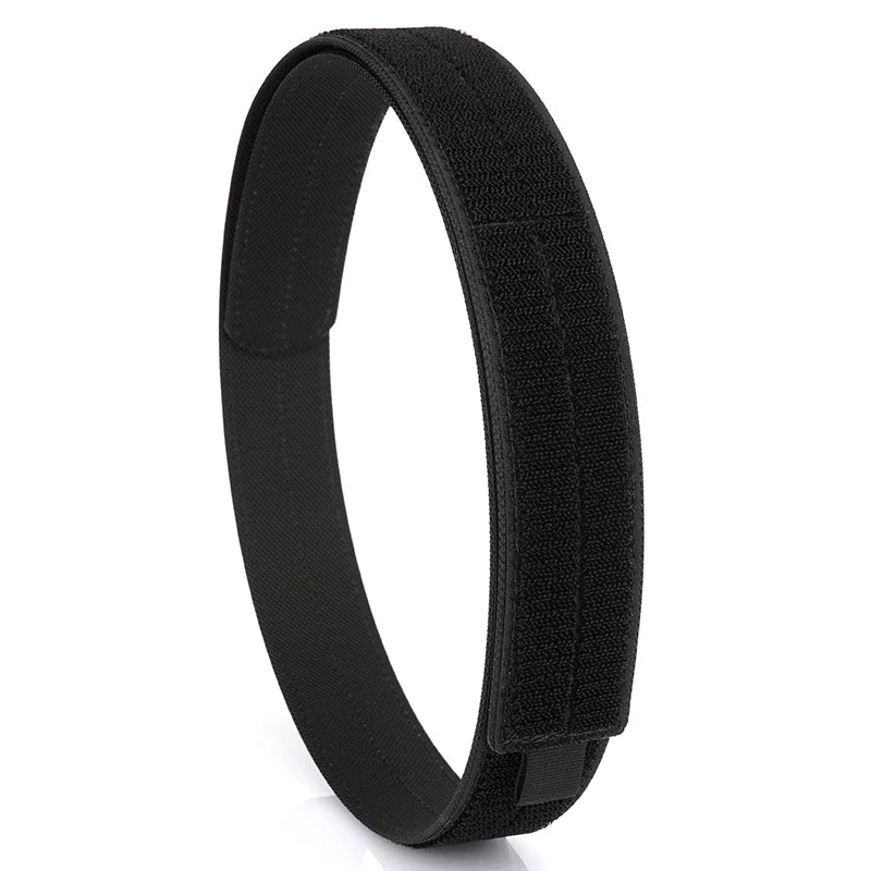 Herren-Taktischer Innengürtel aus Nylon mit Klettverschluss, 4,3 cm Breite, Verstellbar 105–135 cm