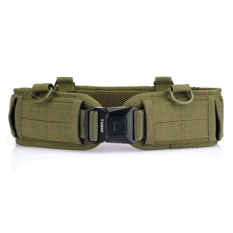VATLY Hunting Tactical Gürtel Herren Nylon Schnellverschluss MOLLE Breit