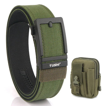Unisex-Taktischer Gürtel aus 1100D Nylon mit Zinklegierung-Schnalle und Schnellverschluss 3,8 cm Breite