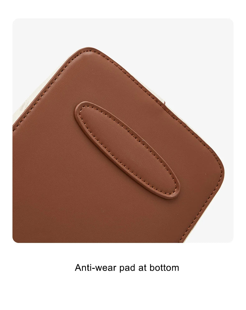 Damen Schultertasche aus PU-Leder Neu lässig mit großzügiger Kapazität