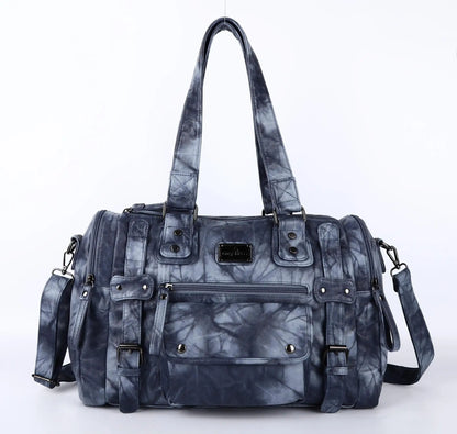 Damen-Schultertasche aus PU-Leder mit Top-Griff und extrem großem Fassungsvermögen für Alltag