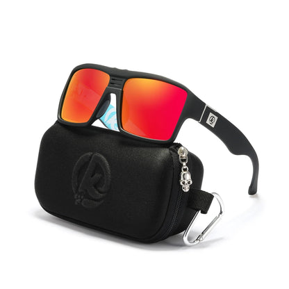 Sonnenbrille quadratisch polarisiert Keyhole-Brücke 6-Basis beschichtet Herren