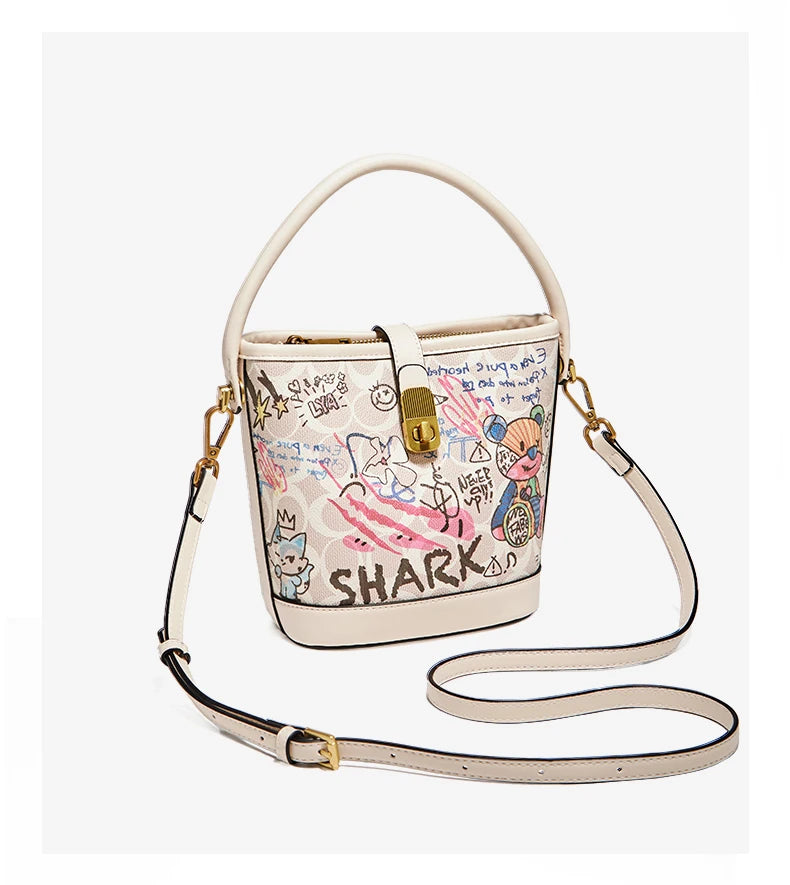 Damen-Handtasche PU-Leder mit Pailletten-Detail Vielseitig für Beruf und Freizeit Alltagstauglich