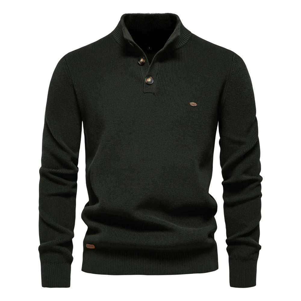 Herren Pullover im lässigen Stil mit Rollkragen für Herbst und Winter