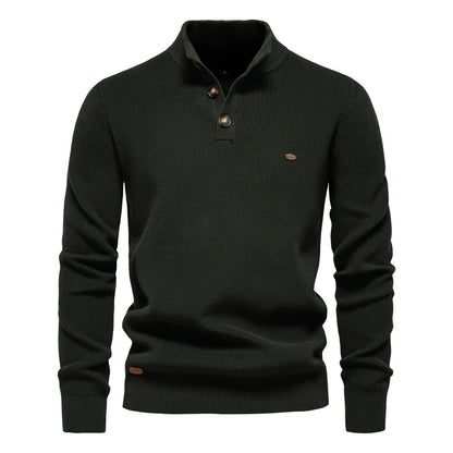 Herren Pullover im lässigen Stil mit Rollkragen für Herbst und Winter
