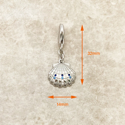 Damen-Charm-Anhänger Muschel Sommer maritim aus Sterlingsilber