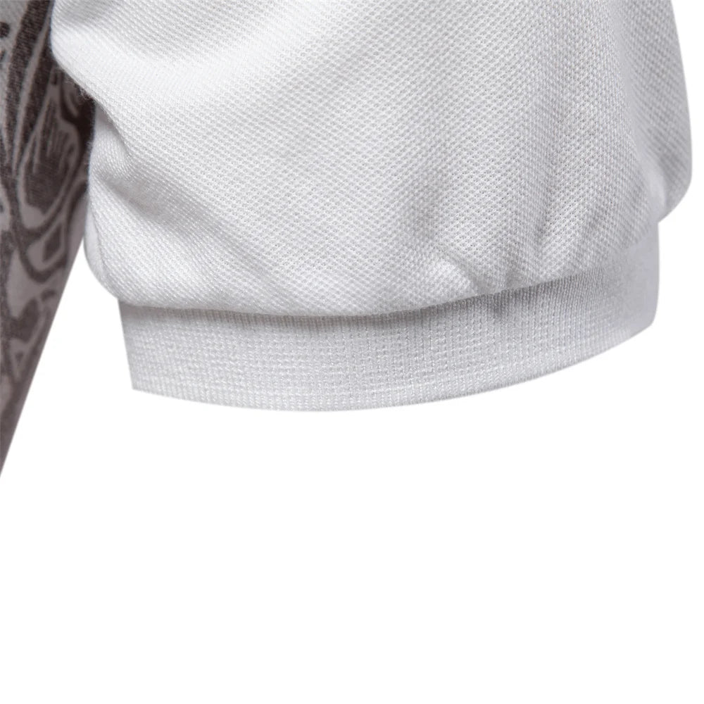 Herren Poloshirt Mit Farbverlauf Und Dehnbarer Baumwoll Mix