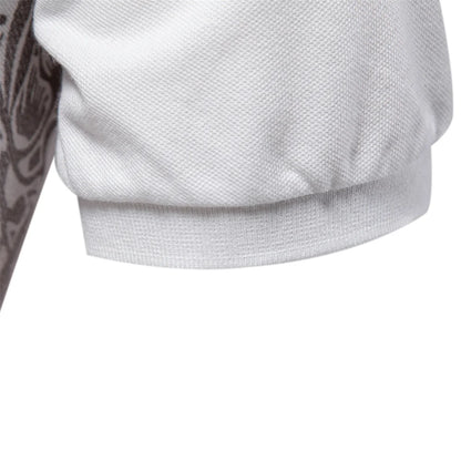 Herren Poloshirt Mit Farbverlauf Und Dehnbarer Baumwoll Mix