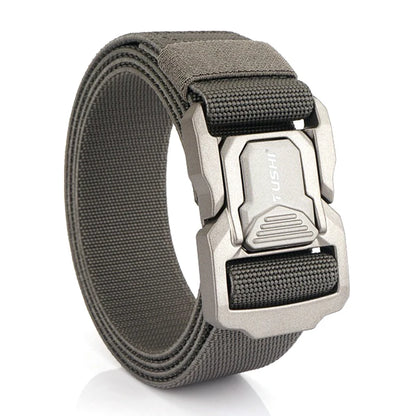Herren-Elastischer Outdoor-Gürtel aus Aluminiumlegierung mit Schnellverschluss für Trekking