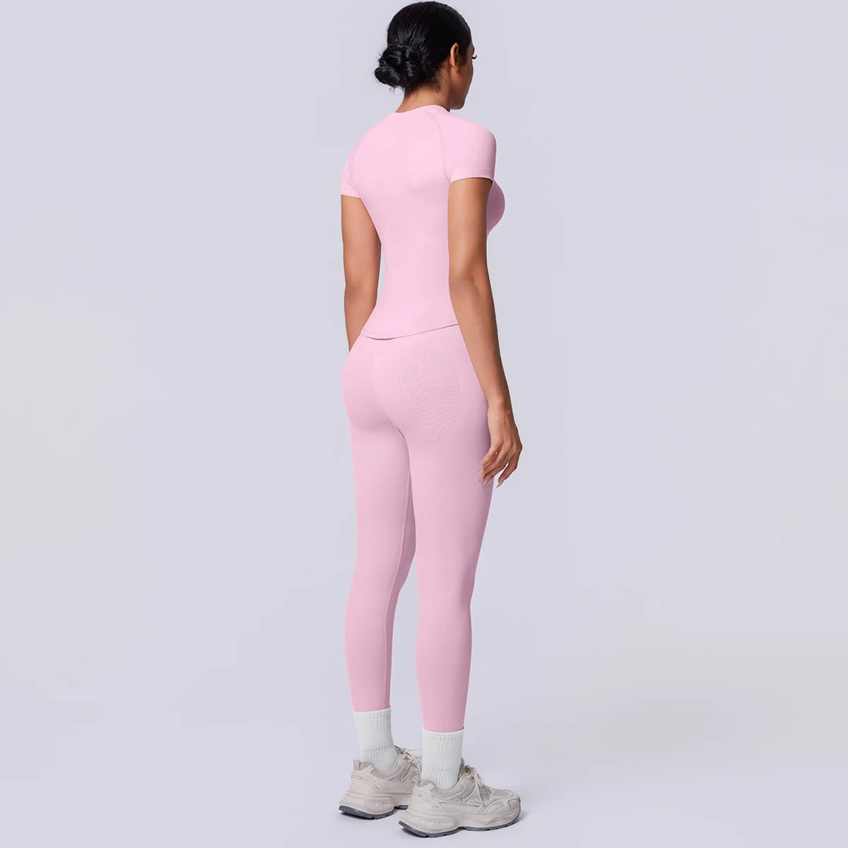Hamidou Nahtloses Sportset Für Damen Mit Pfirsich-Po Effekt