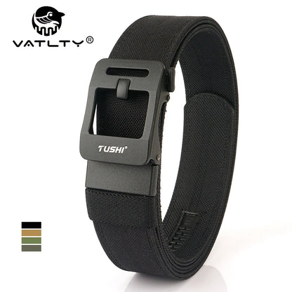 VATLY EDC Rigid Gürtel Herren Nylon Tactical Gun Belt Automatik-Schnalle
