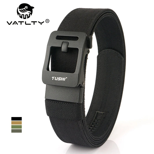 VATLY EDC Rigid Gürtel Herren Nylon Tactical Gun Belt Automatik-Schnalle
