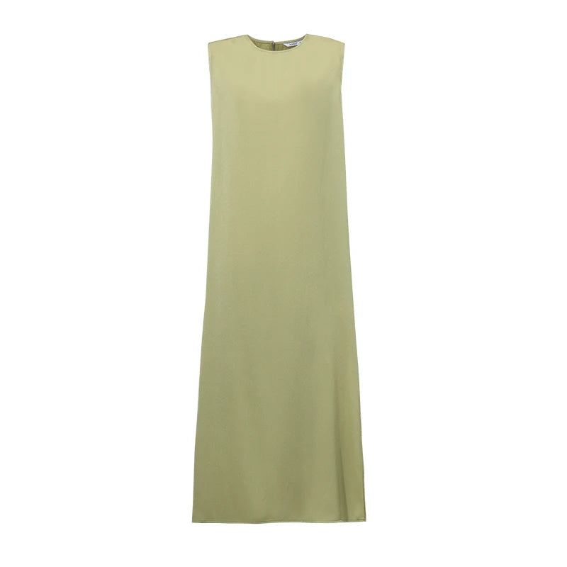 Elegantes Damen Chiffon Outfit Mit Flexibler Faltenhose