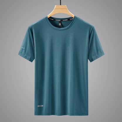 Herren Sport-T-Shirt aus Polyester mit kurzem Arm für lässigen Sommerlook