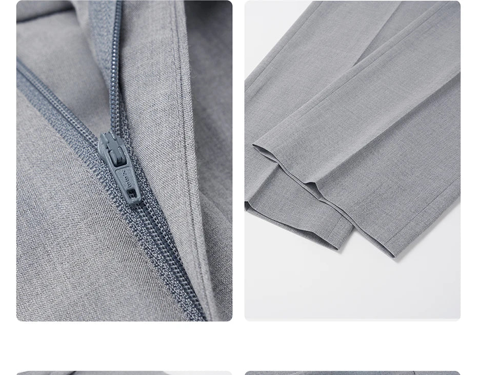 Schlanker Herren-Blazer im klassischen europäischen Stil mit hellbraunem Karomuster – ideal für Hochzeiten und formelle Anlässe