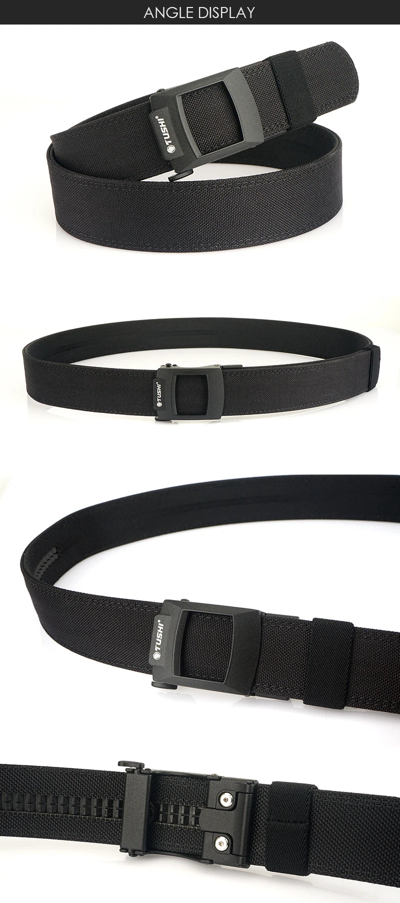 Unisex-Taktisch-Gürtel aus Nylon mit Metall-Schnellverschluss für Outdoor und Alltag