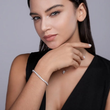 Damen-Armband klassisch mit Moissanit