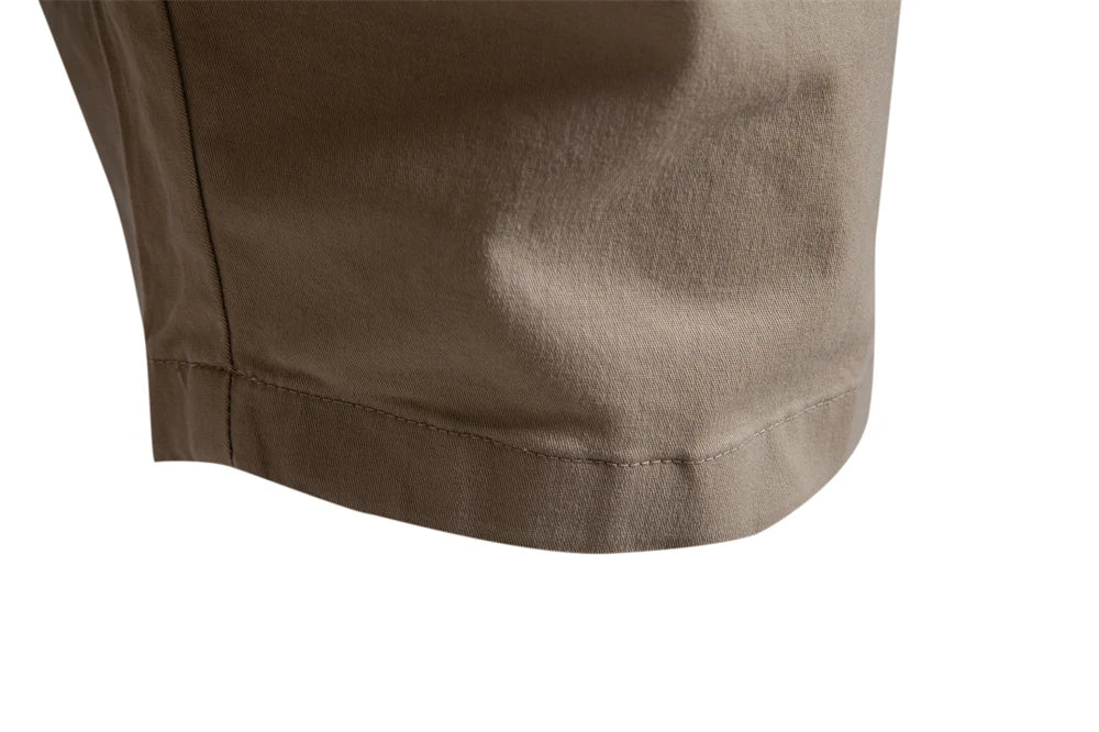 AIOPESON Herren-Sommershorts aus 100 % Baumwolle, lässige 11-farbige, leichte Straßenshorts mit mehreren Taschen