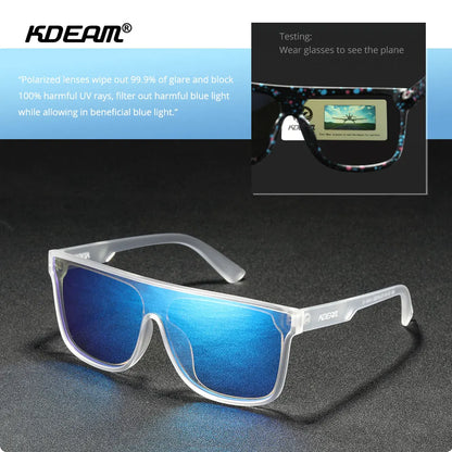 Sonnenbrille Einteiler polarisiert Sport Baseball Angeln Fahren Komplettzubehör