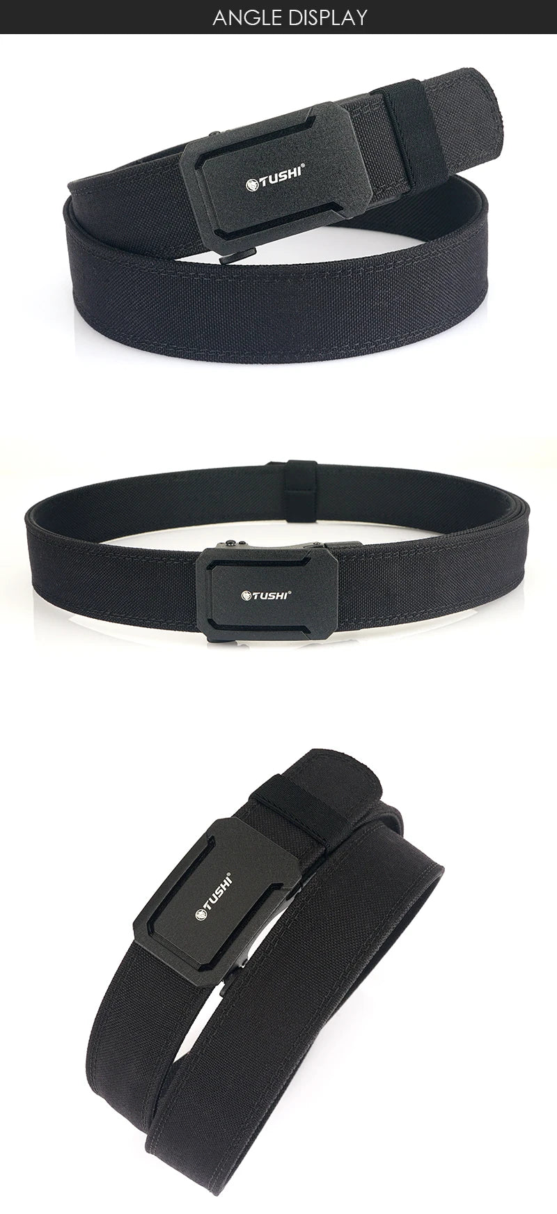 Unisex-Taktischer Gürtel aus Nylon mit Automatischer Schnalle für Outdoor-Einsatz Alltagstauglich