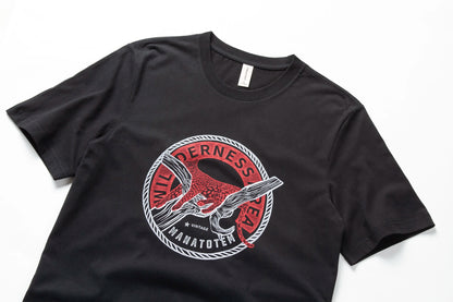 Herren T-Shirt mit Leoprint im Sommer Casual Stil aus 100 Prozent Baumwolle