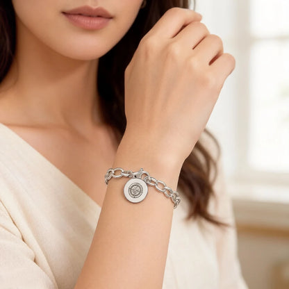 Damen-Armband Kreuz Gliederkette Club aus Sterlingsilber