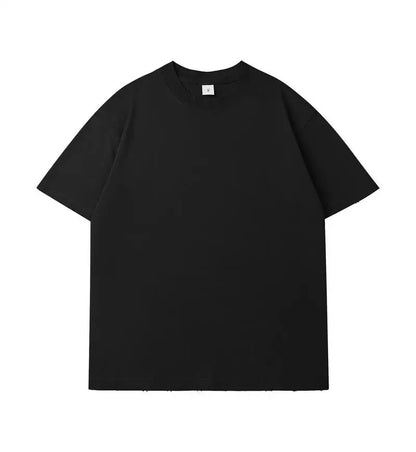 Unisex Zerrissenes T-Shirt im Vintage-Look für Hip Hop Streetwear