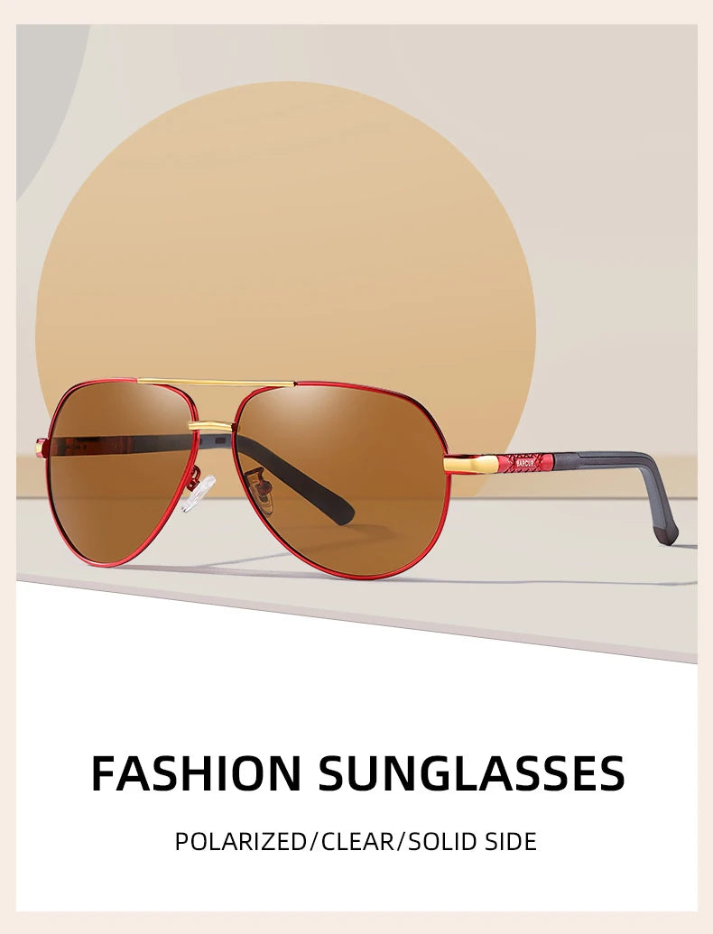 Sonnenbrille Vintage Beschichtung klassisch polarisiert Fahren Herren