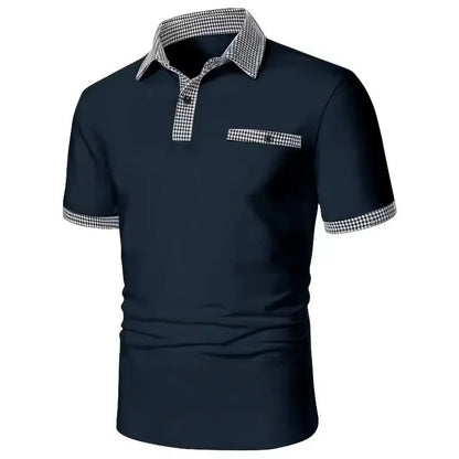 Lässiges Herren-Langarmshirt mit Reverskragen und Schichtoptik – modisch und vielseitig einsetzbar