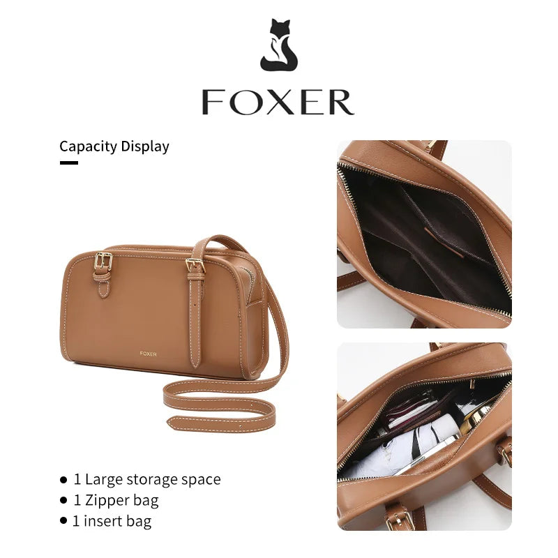 Damen Schultertasche aus PU-Leder im Baguette-Stil Casual