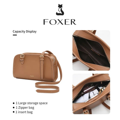 Damen Schultertasche aus PU-Leder im Baguette-Stil Casual