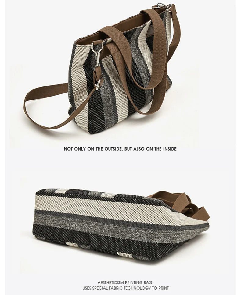 Damen Shoulder Bag aus Fabric Casual Large Capacity Tote Bag