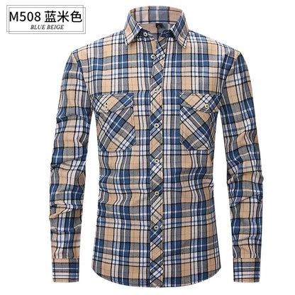 Langarm-Herrenhemd aus Eisseide – elastisch, bügelfrei und ideal für Business-Casual-Looks