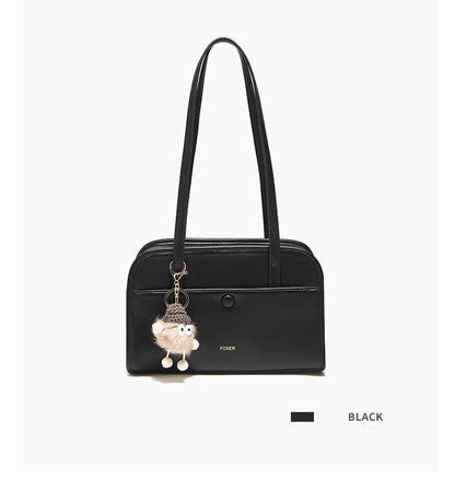 Damen Schultertasche aus PU-Leder mit Crossbody Großem Fassungsvermögen